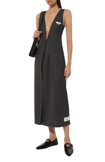 Шерстяное платье ERIKA CAVALLINI, арт. P4WZ05, фото 2