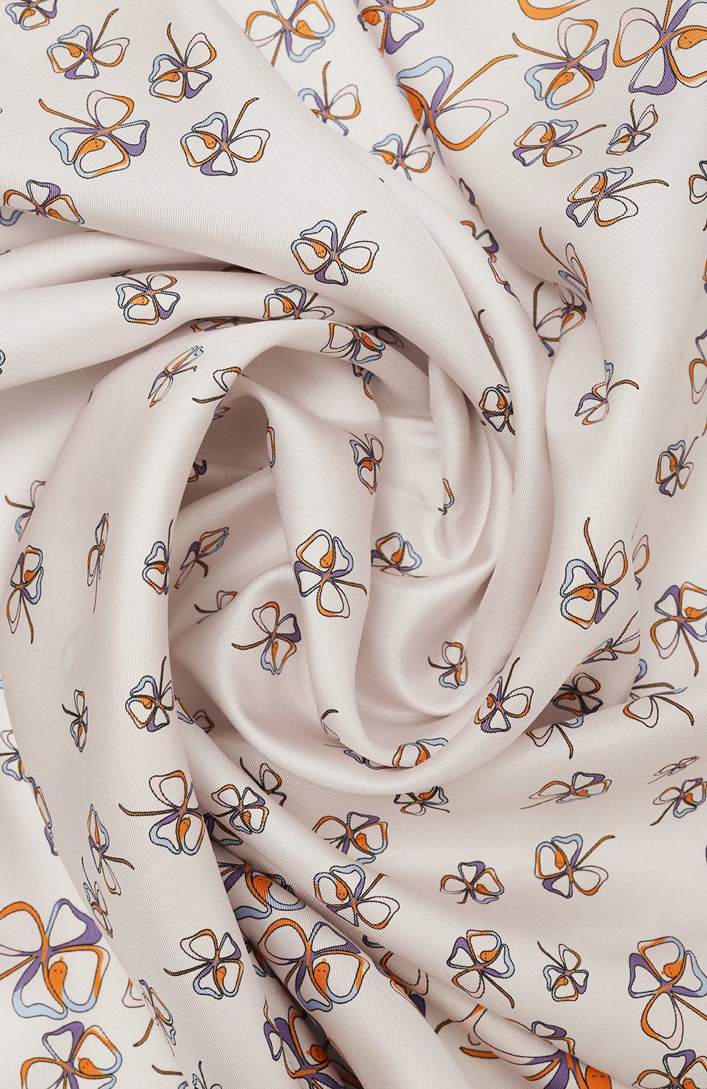 Шелковый платок LANVIN молочного цвета по цене 31800 руб., арт. 6L9090/SS671, фото 3 Шелковый платок LANVIN, арт. 6L9090/SS671, фото 3