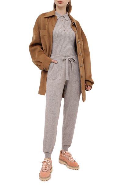 Джоггеры из шерсти и кашемира ALLUDE, арт. 205/17003, фото 2