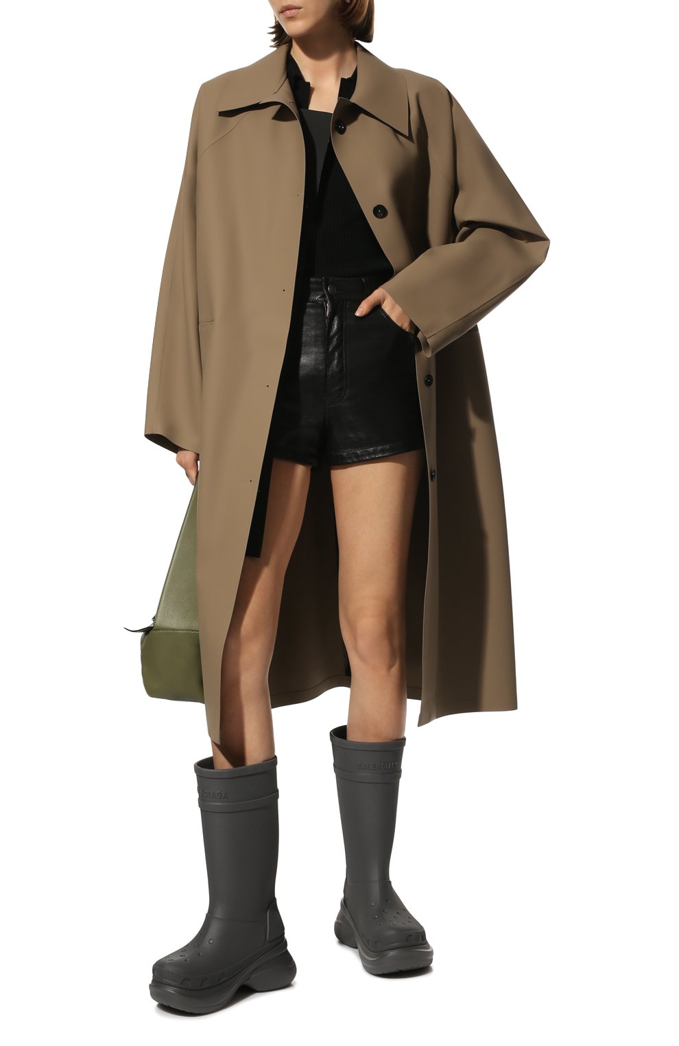 Резиновые сапоги crocs x balenciaga BALENCIAGA серого цвета по цене 160000 руб., арт. 677388/W1S8E, фото 2 Резиновые сапоги crocs x balenciaga BALENCIAGA, арт. 677388/W1S8E, фото 2