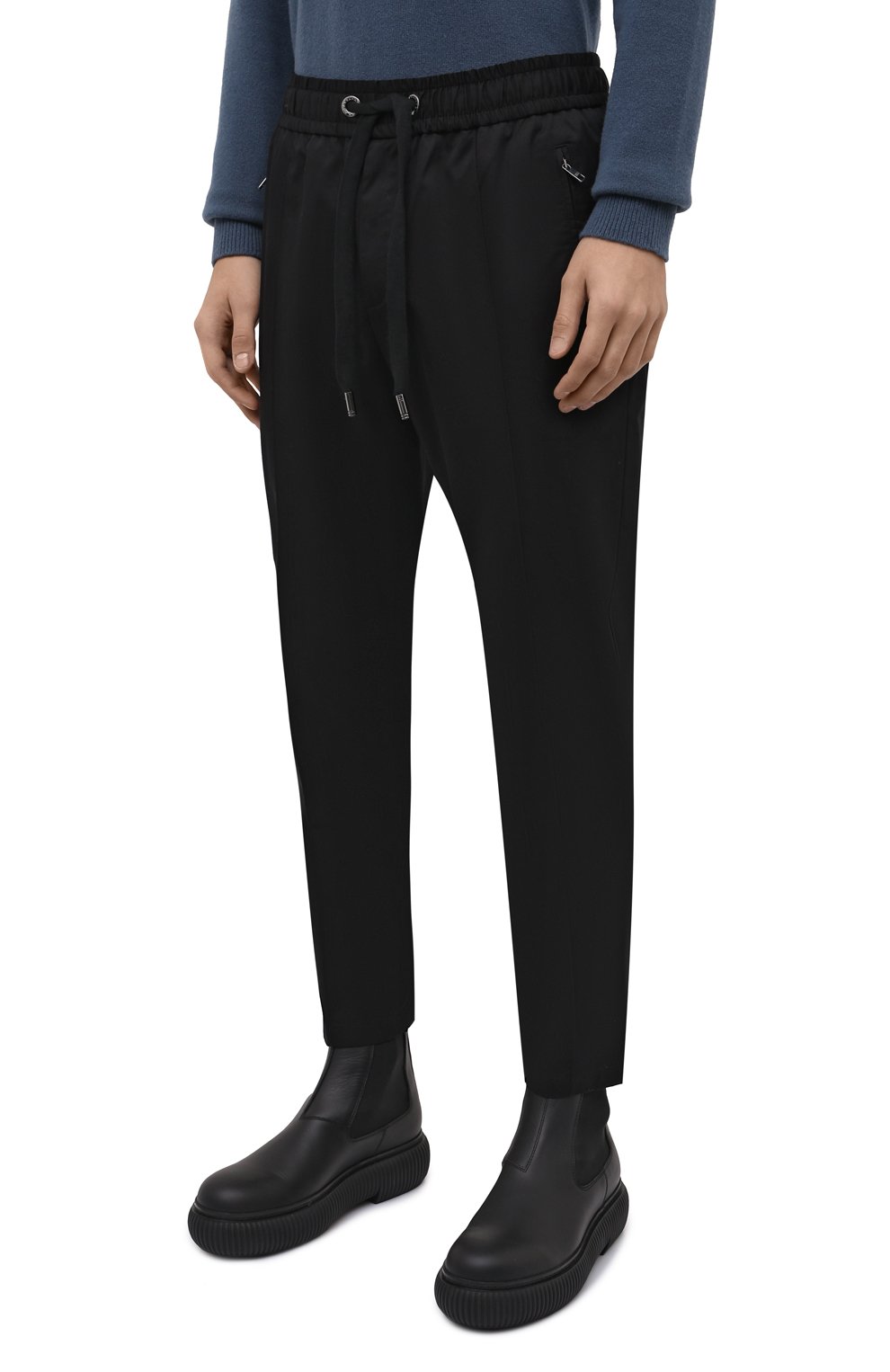 Хлопковые брюки DOLCE & GABBANA, арт. GYACET/FUFJR, фото 3