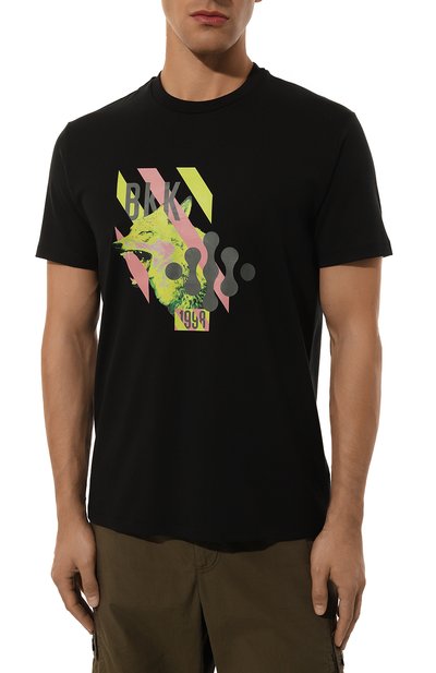 Хлопковая футболка DIRK BIKKEMBERGS, арт. PBMT0250, фото 3