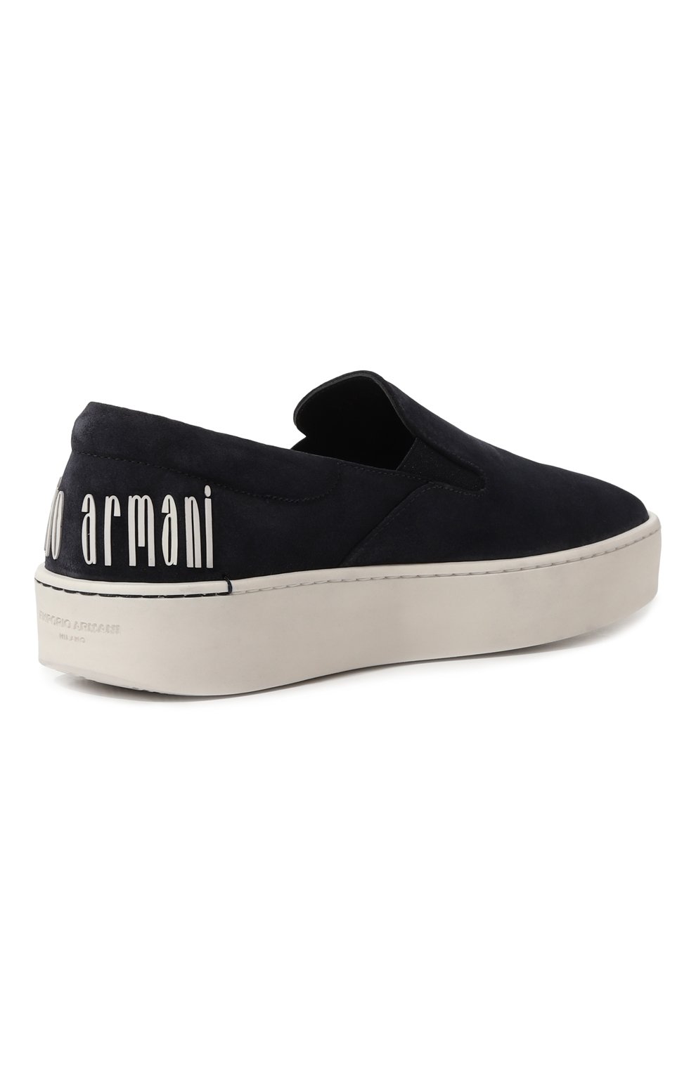 Замшевые слипоны EMPORIO ARMANI, арт. X3Y007/XC756, фото 5