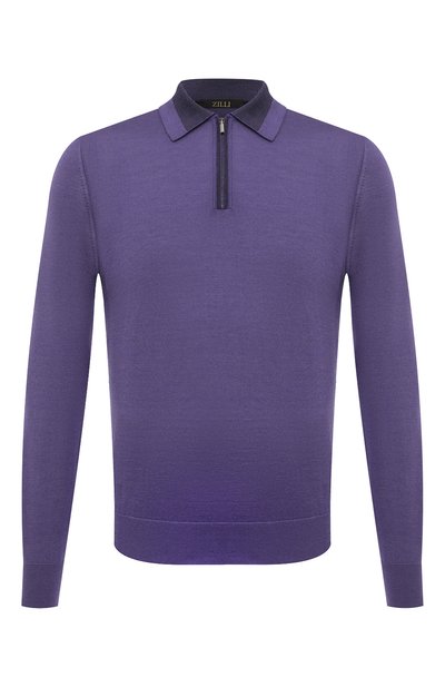 Мужская поло из кашемира и шелка ZILLI, арт. KZP001M0330VBJS00