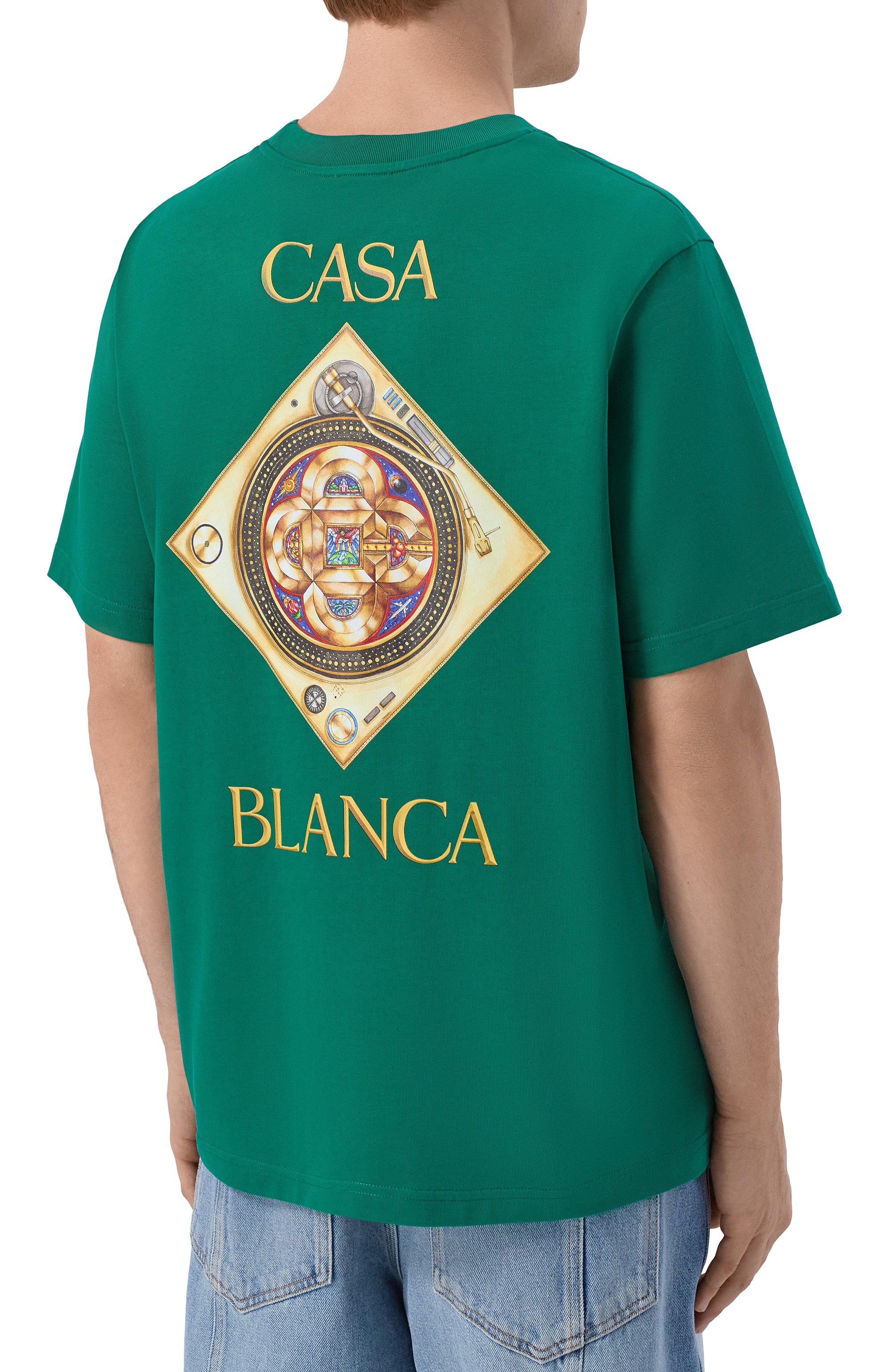 Хлопковая футболка CASABLANCA, арт. M-SS26-JTS-001-03, фото 4