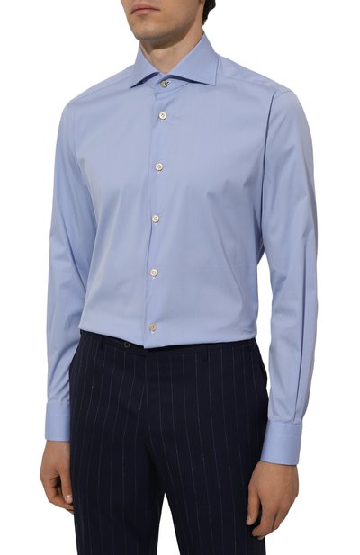 Хлопковая сорочка KITON, арт. UCIH08863, фото 4