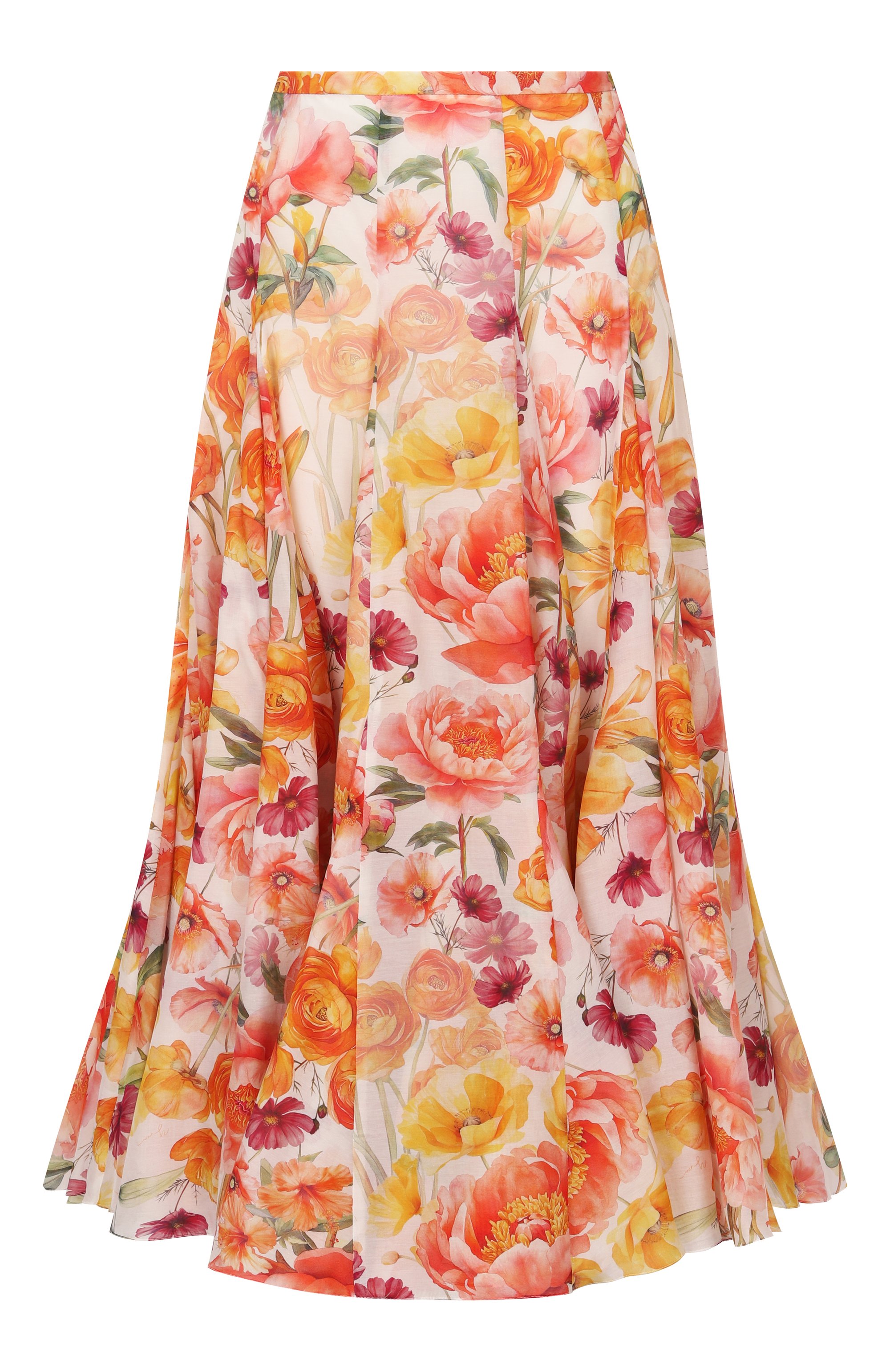 Юбка из хлопка и шелка YVON, арт. 0 160413, фото 1