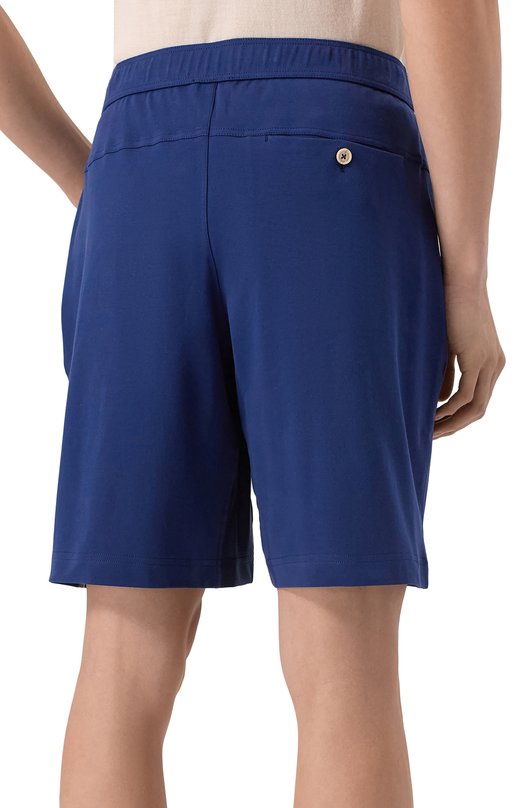 Хлопковые шорты Brunello Cucinelli ML8243390T Синий  ML8243390T Фото 4