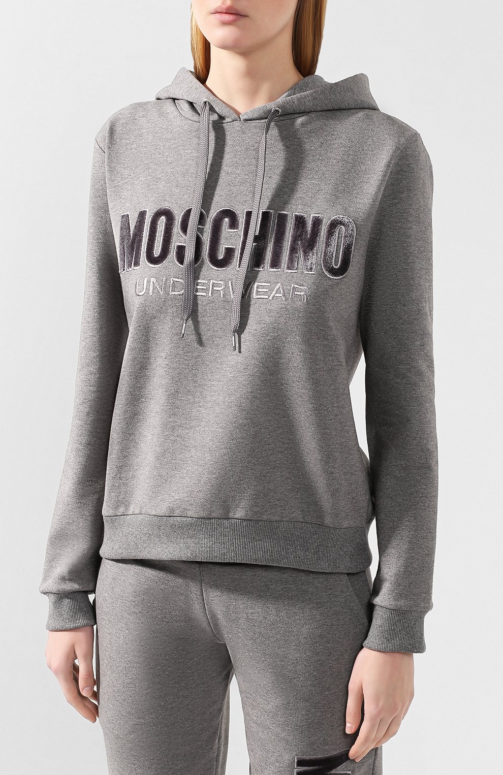 Хлопковое худи MOSCHINO, арт. A1710/9001, фото 3