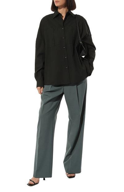 Хлопковая рубашка DRIES VAN NOTEN, арт. 231-010706-6359, фото 2