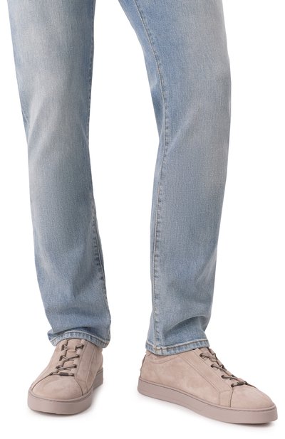 Кеды из нубука TOD’S, арт. XXM04L0JF40/6RN, фото 3