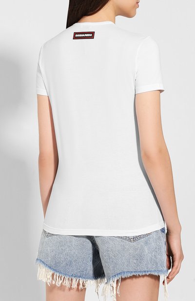 Хлопковая футболка DSQUARED2, арт. D8M202480, фото 4