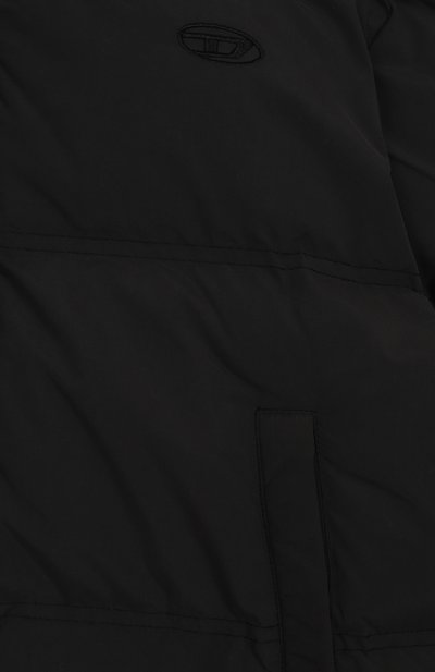 Утепленная куртка DIESEL черного цвета по цене 29950 руб., арт. J02422/KXBQ0, фото 3 Утепленная куртка DIESEL, арт. J02422/KXBQ0, фото 3