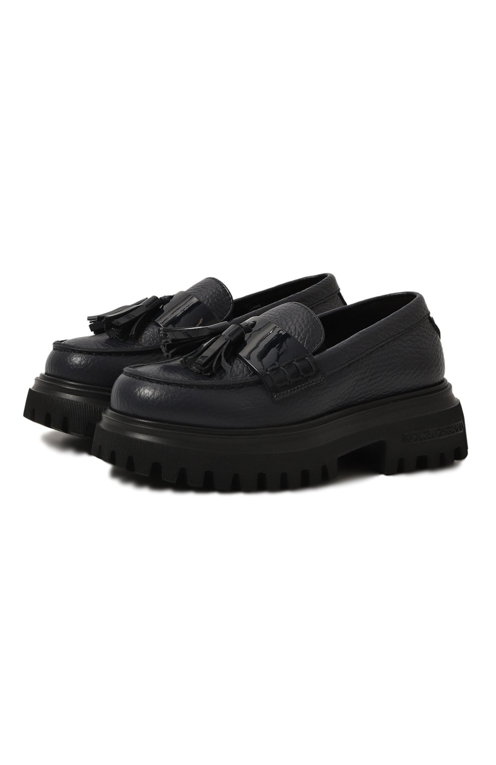 Кожаные лоферы DOLCE & GABBANA, арт. D11268/A7037, фото 1