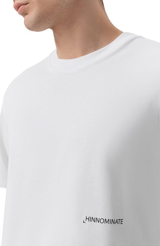 Хлопковая футболка HINNOMINATE HMABM01513 Белый  HMABM01513 Фото 5