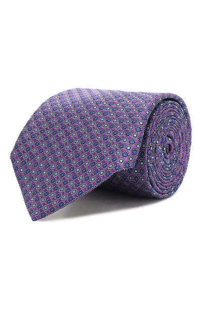 Мужской шелковый галстук CANALI, арт. 18/HJ02020