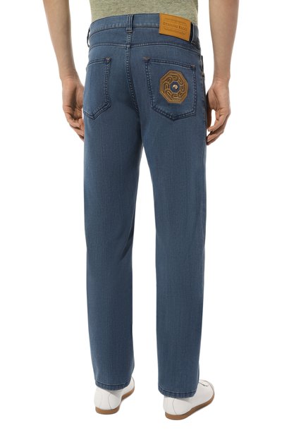 Джинсы STEFANO RICCI синего цвета по цене 108000 руб., арт. MFT41B2050/T201BL, фото 4 Джинсы STEFANO RICCI, арт. MFT41B2050/T201BL, фото 4