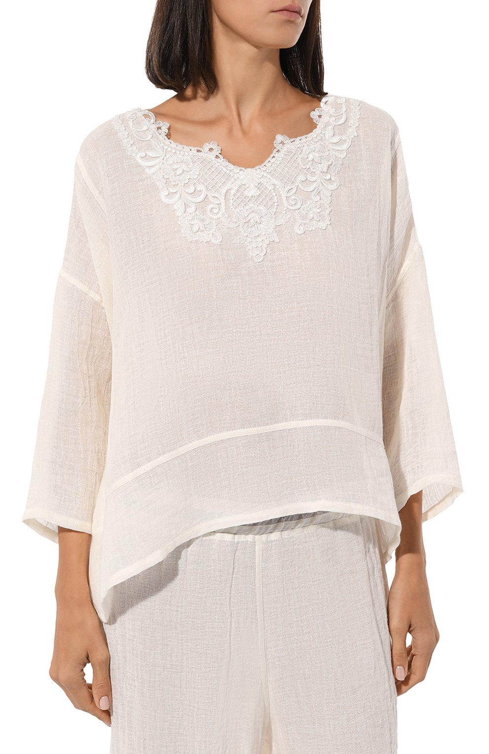 Блузка изо льна и вискозы MAURIZIO, арт. MZW3W08390275, фото 3