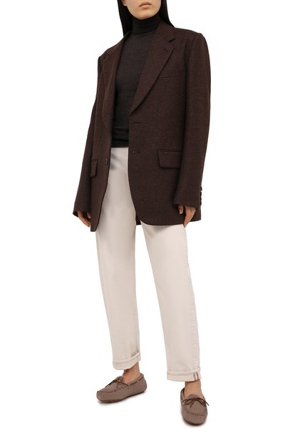 Замшевые мокасины dakota UGG коричневого цвета по цене 12950 руб., арт. 1107949_CRBO, фото 2 Замшевые мокасины dakota UGG, арт. 1107949_CRBO, фото 2