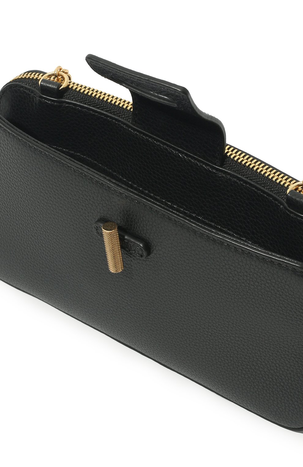 Клатч на цепочке COCCINELLE черного цвета по цене 21950 руб., арт. E5 HV3 55 P3 07, фото 5 Клатч на цепочке COCCINELLE, арт. E5 HV3 55 P3 07, фото 5