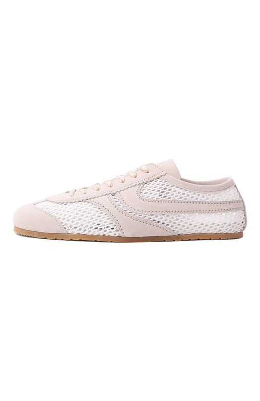 Комбинированные кеды Dries Van Noten MS251/1501/901 Бежевый  MS251/1501/901 Фото 4
