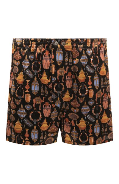 Мужские шелковые боксеры DEREK ROSE, арт. 6030-BRIN100