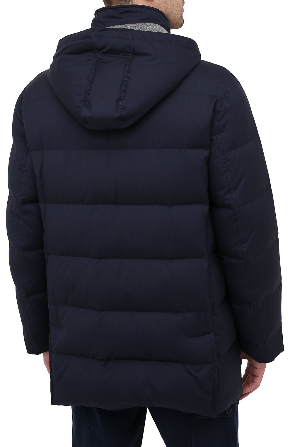 Пуховик BRUNELLO CUCINELLI темно-синего цвета по цене 527000 руб., арт. MN4951763, фото 4 Пуховик BRUNELLO CUCINELLI, арт. MN4951763, фото 4