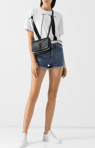 Джинсовые мини-шорты с бахромой STELLA MCCARTNEY, арт. 511237/SLH28, фото 2