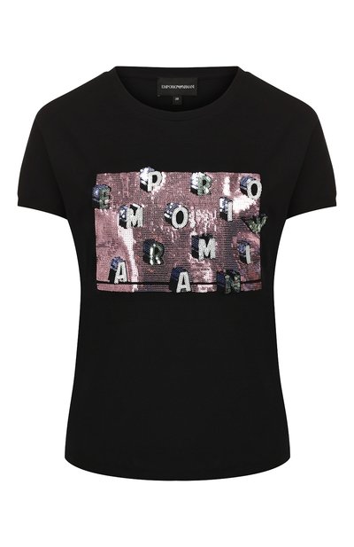 Женская хлопковая футболка EMPORIO ARMANI, арт. 6G2T7X/2J7SZ