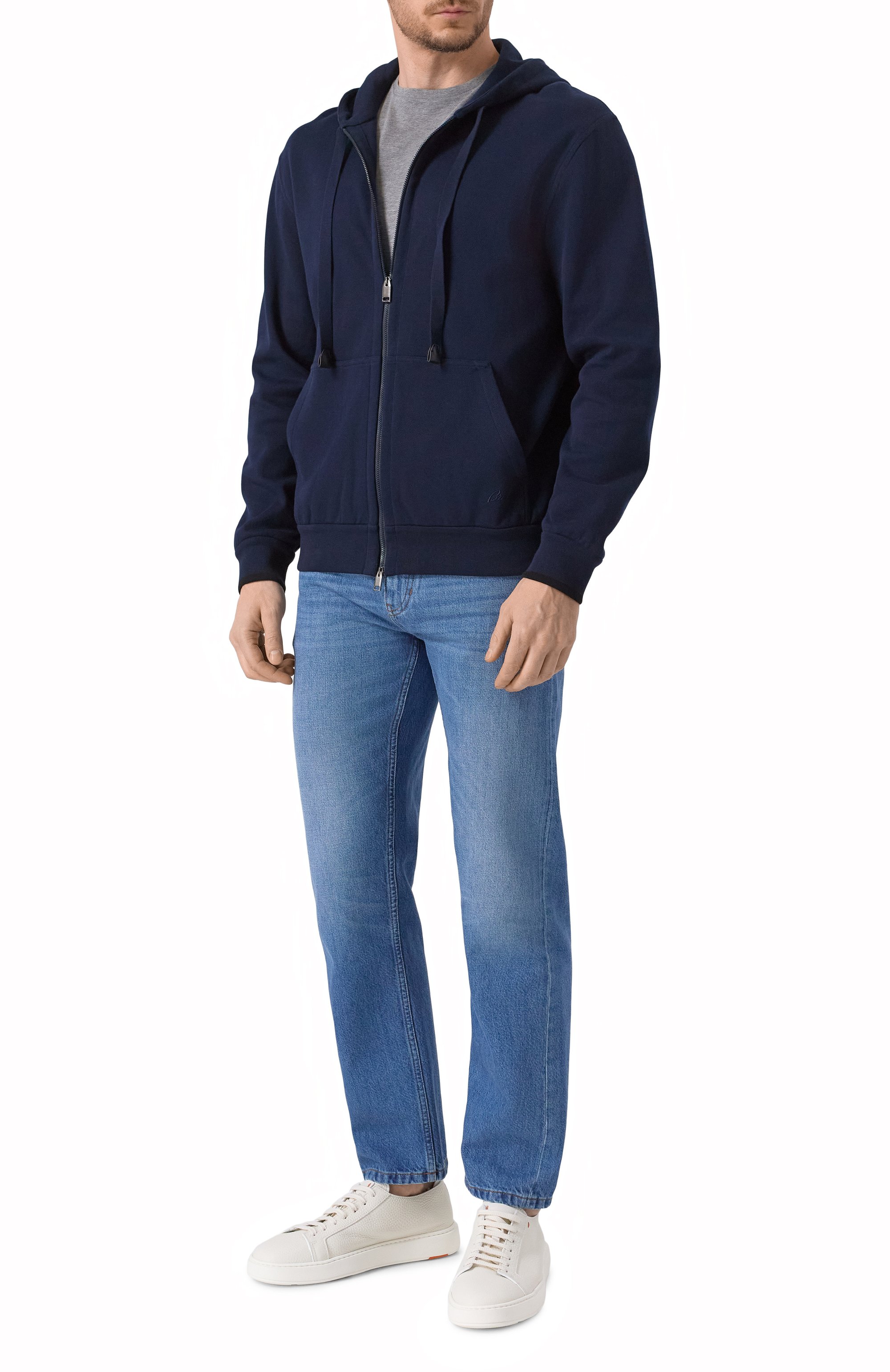 Хлопковая толстовка BRIONI, арт. UJNL0L/PA611, фото 2