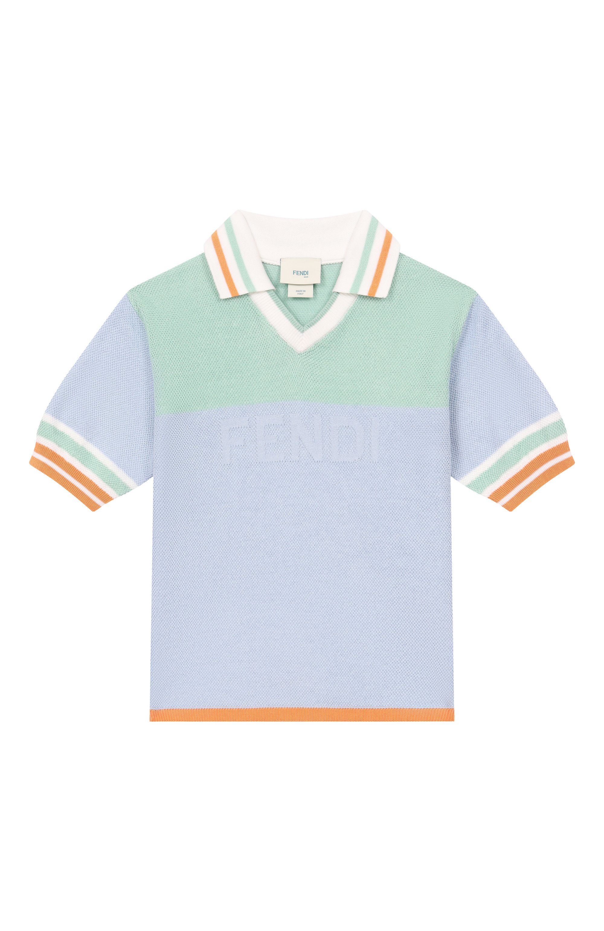 Хлопковое поло FENDI, арт. JMG153/AVWY_001, фото 1