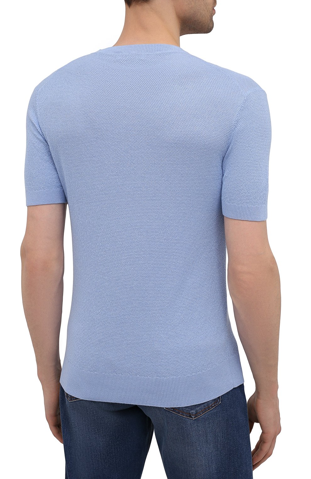 Джемпер из хлопка и шелка IL BORGO CASHMERE, арт. 55-821G0, фото 4