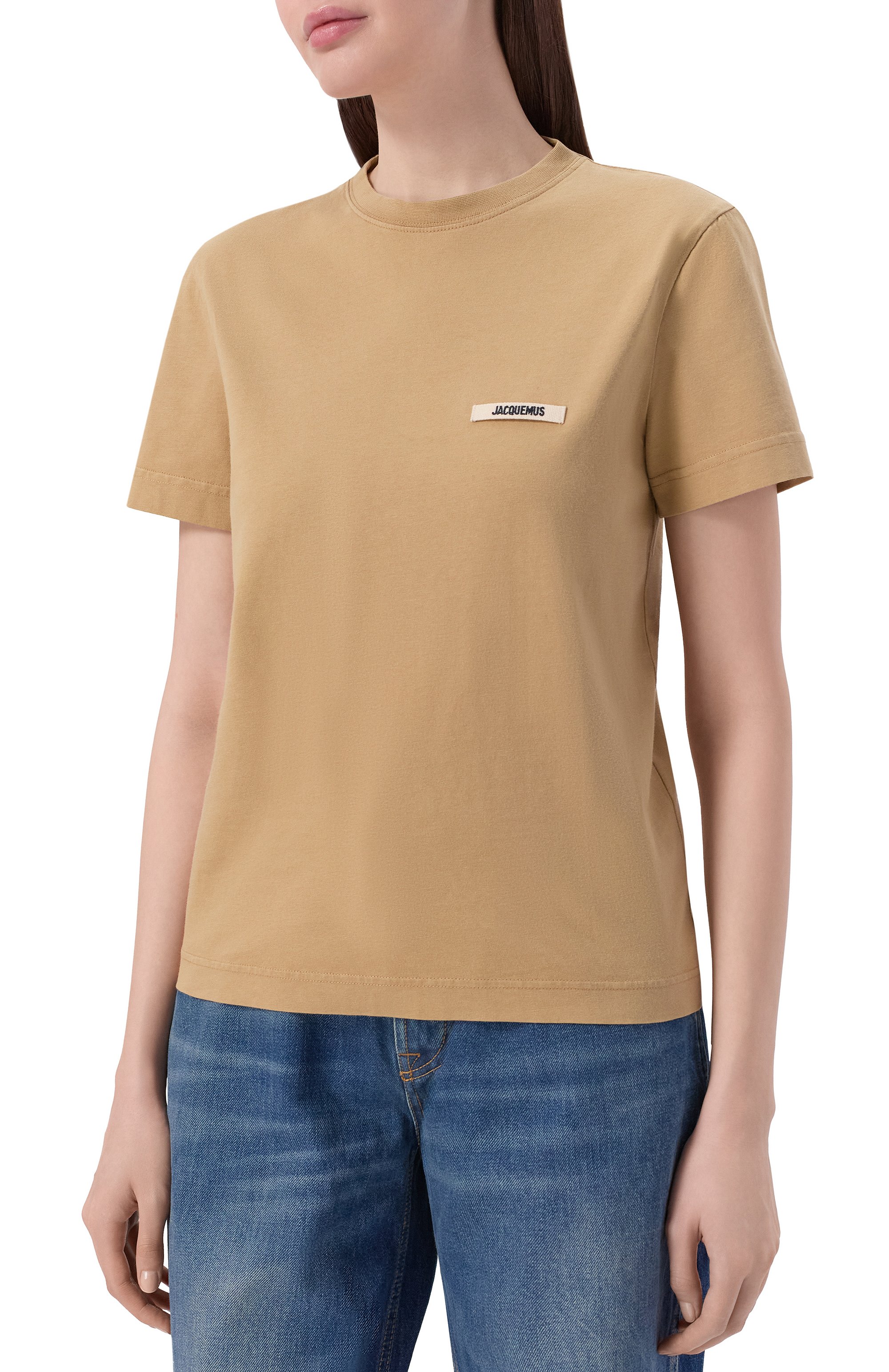 Хлопковая футболка JACQUEMUS, арт. 25HTSW00550/AJ00029, фото 3