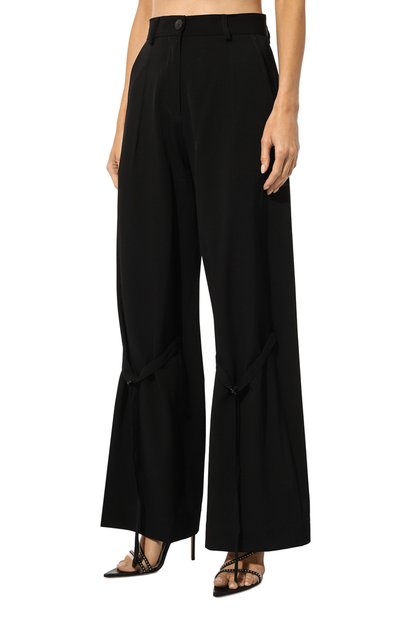 Брюки из шерсти и вискозы ISABEL BENENATO, арт. DW02F24, фото 3