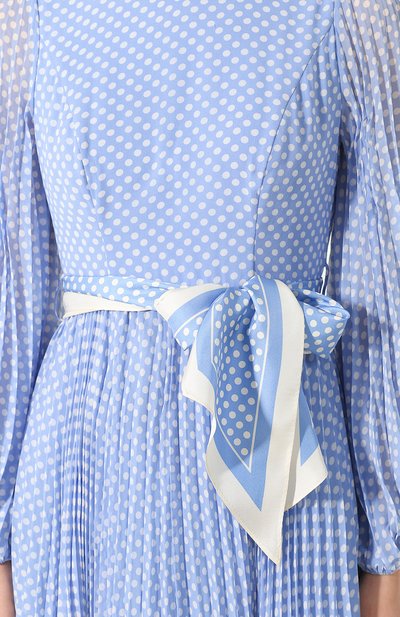 Платье ZIMMERMANN голубого цвета по цене 73950 руб., арт. 7631DRSUP, фото 5 Платье ZIMMERMANN, арт. 7631DRSUP, фото 5