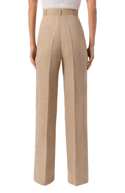 Льняные брюки MAX MARA STUDIO, арт. SATIRA, фото 4