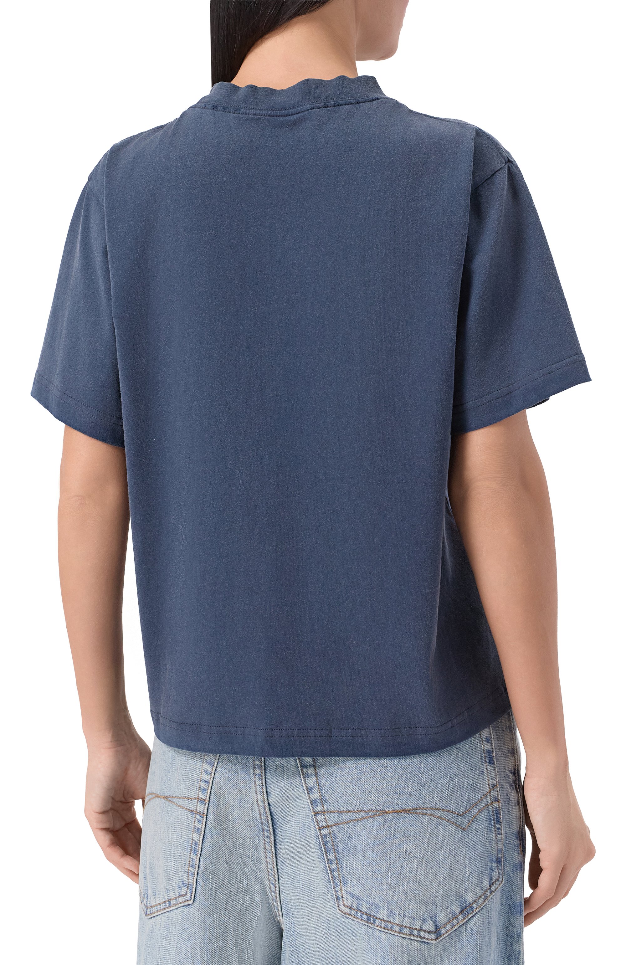 Хлопковая футболка BALENCIAGA, арт. 850990/TTVB6, фото 4