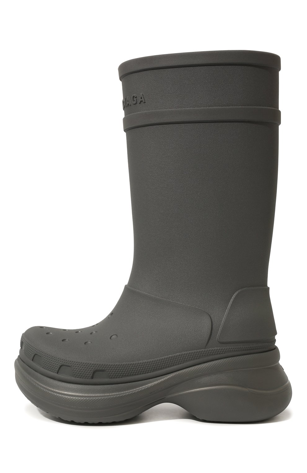 Резиновые сапоги crocs x balenciaga BALENCIAGA серого цвета по цене 160000 руб., арт. 677388/W1S8E, фото 4 Резиновые сапоги crocs x balenciaga BALENCIAGA, арт. 677388/W1S8E, фото 4