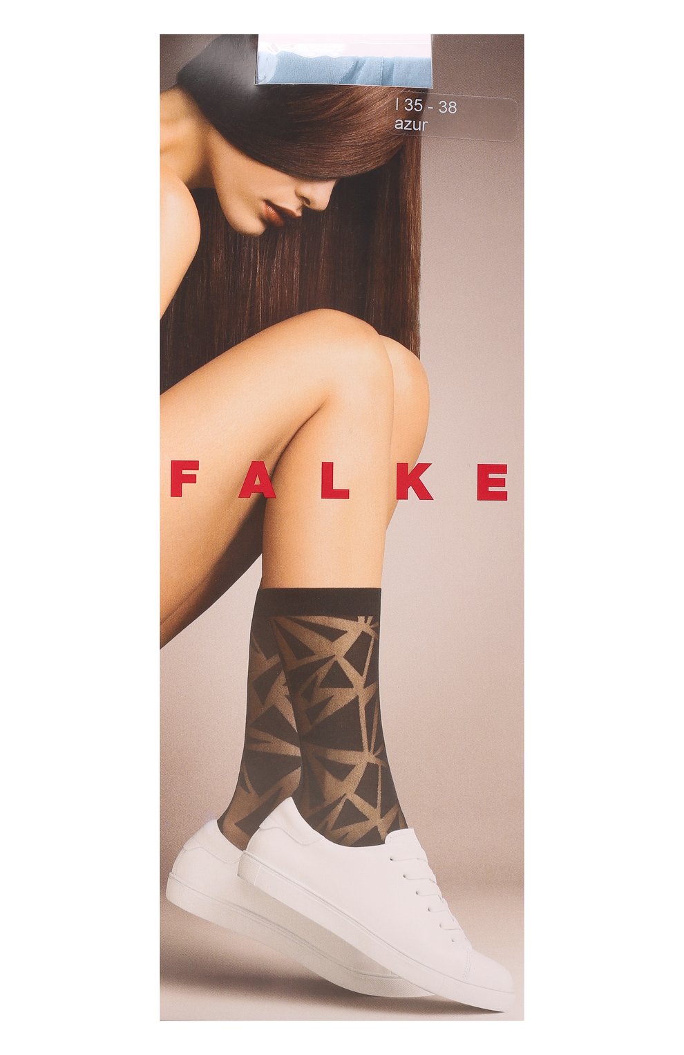 Носки FALKE голубого цвета по цене 1990 руб., арт. 41451, фото 1 Носки FALKE, арт. 41451, фото 1