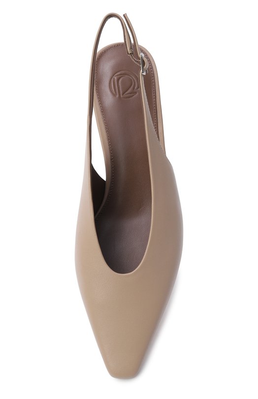 Кожаные туфли Diana 12 STOREEZ 136492 Бежевый  136492 Фото 6