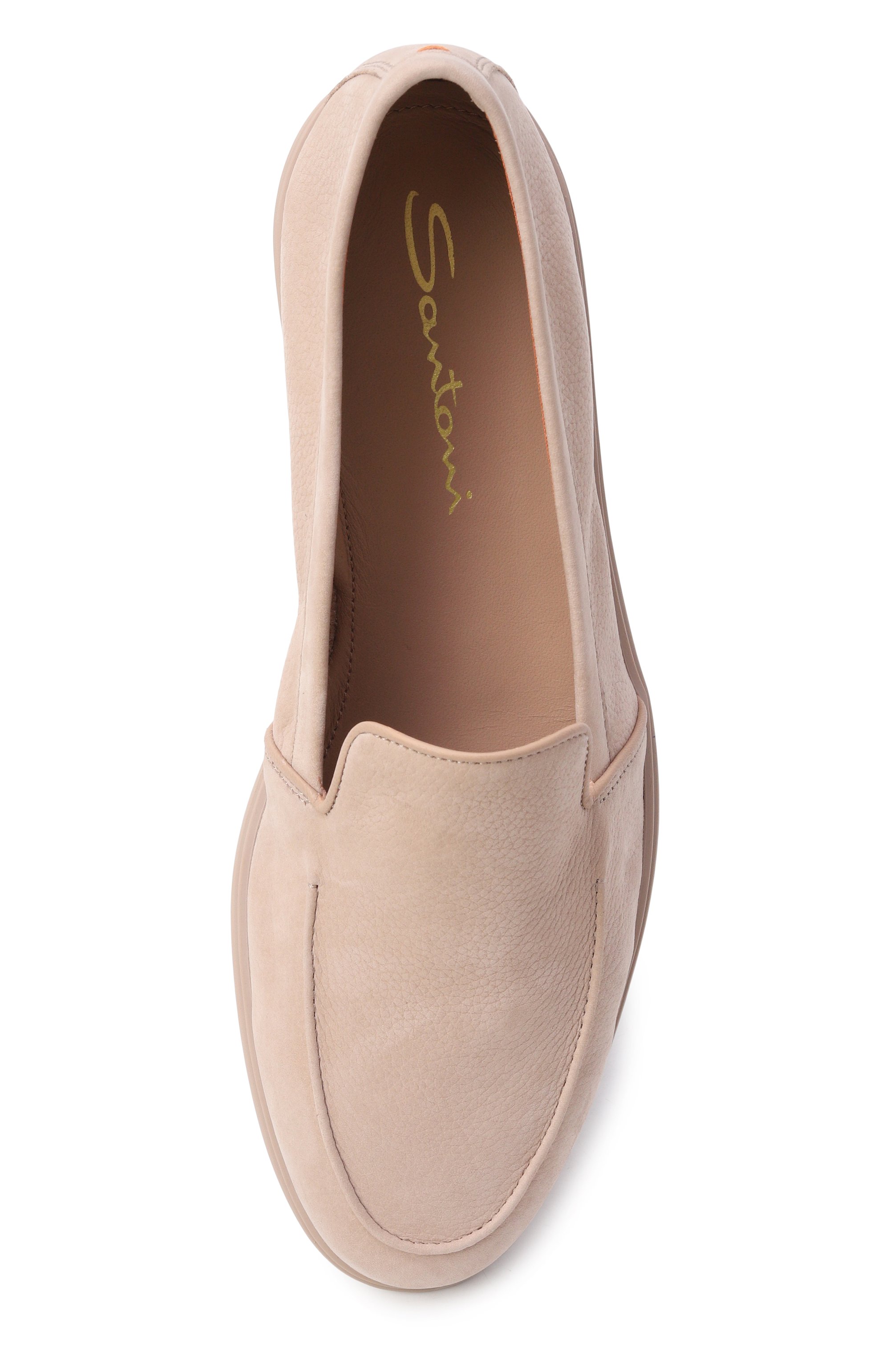 Лоферы из нубука SANTONI, арт. WULG72051GC2SPRX, фото 6