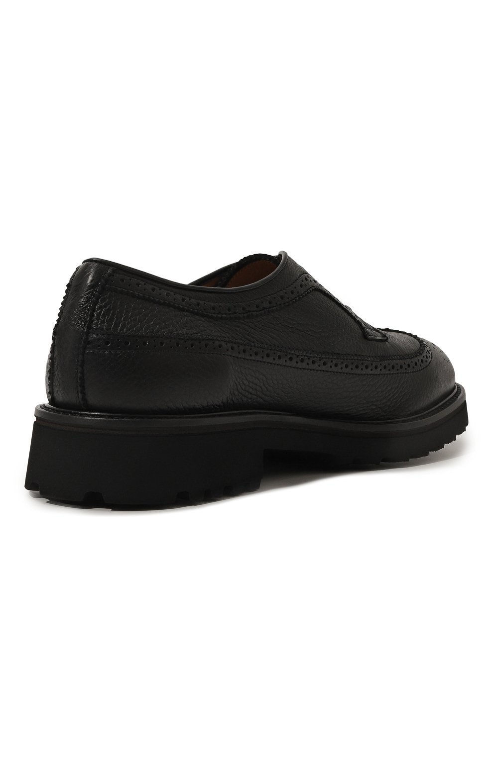 Кожаные дерби CAMERLENGO черного цвета по цене 46300 руб., арт. 16591/NER0, фото 5 Кожаные дерби CAMERLENGO, арт. 16591/NER0, фото 5