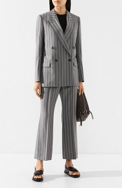 Шерстяной жакет ACNE STUDIOS серого цвета по цене 69950 руб., арт. AH0069/W, фото 2 Шерстяной жакет ACNE STUDIOS, арт. AH0069/W, фото 2