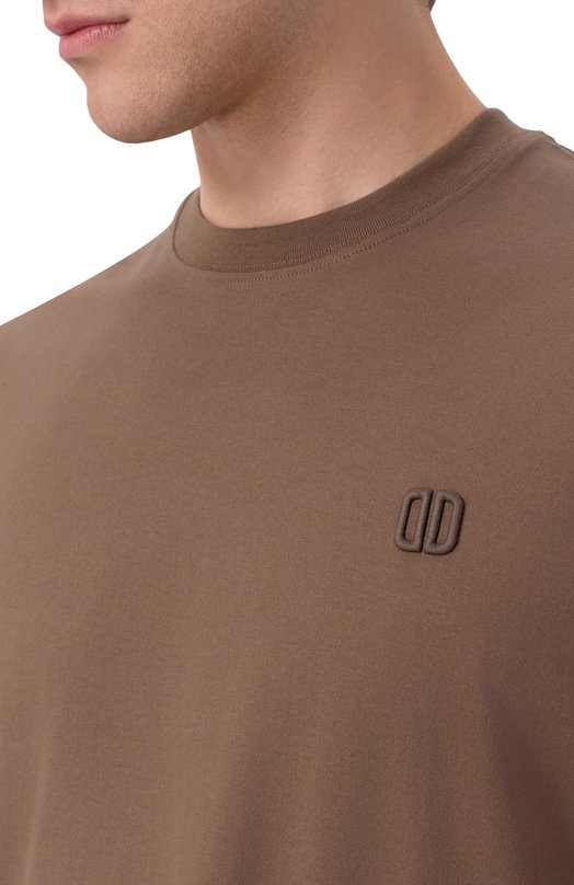Хлопковая футболка Duno R0X/CESAN0 Коричневый  R0X/CESAN0 Фото 5