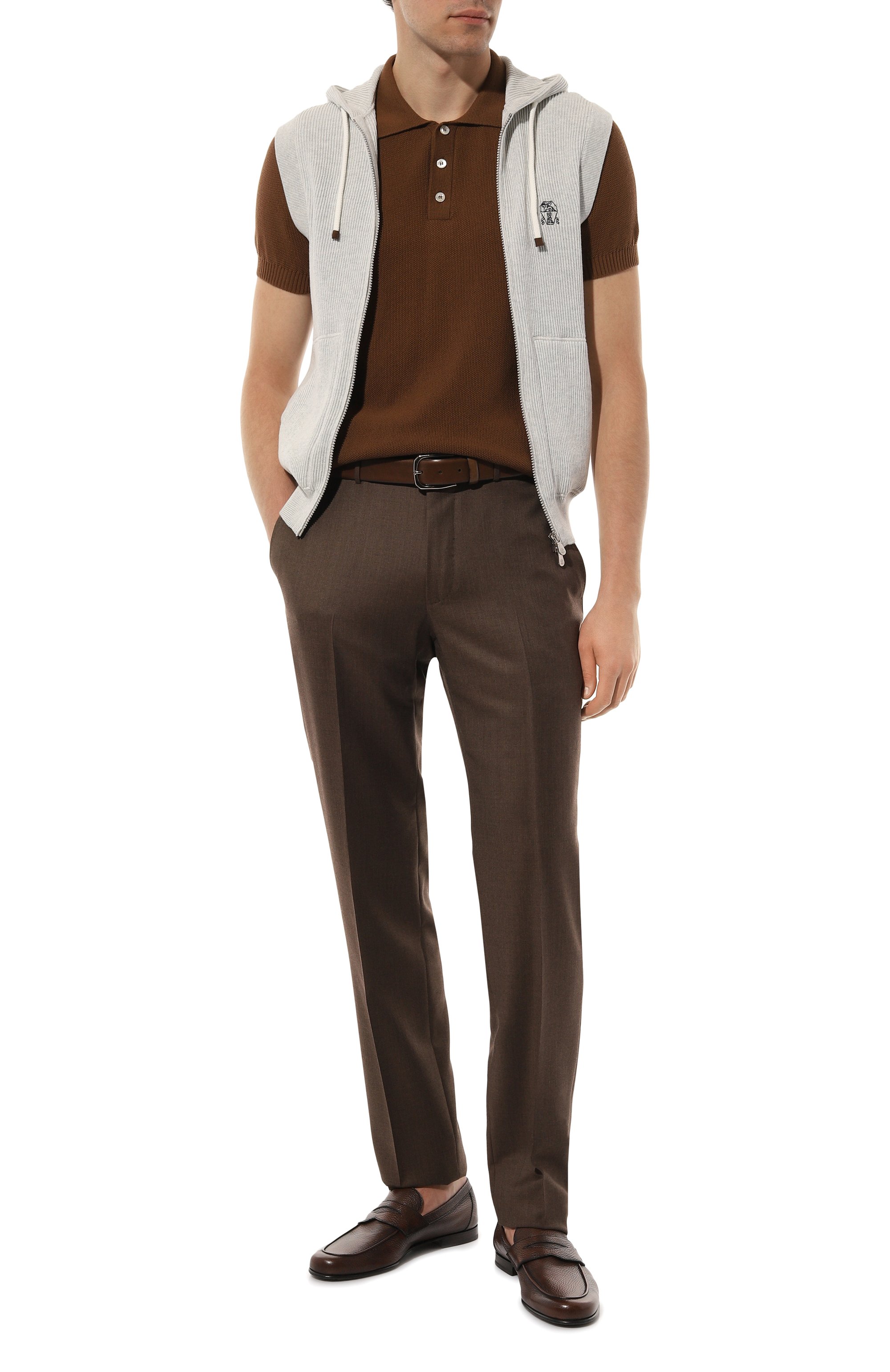 Хлопковый жилет BRUNELLO CUCINELLI, арт. M2920B2308, фото 2