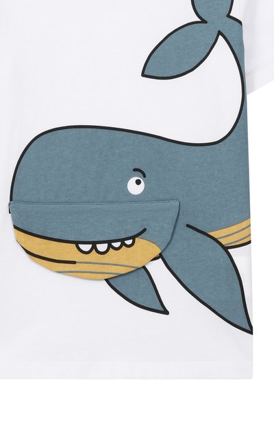 Хлопковая футболка STELLA MCCARTNEY, арт. TY8Q71, фото 3