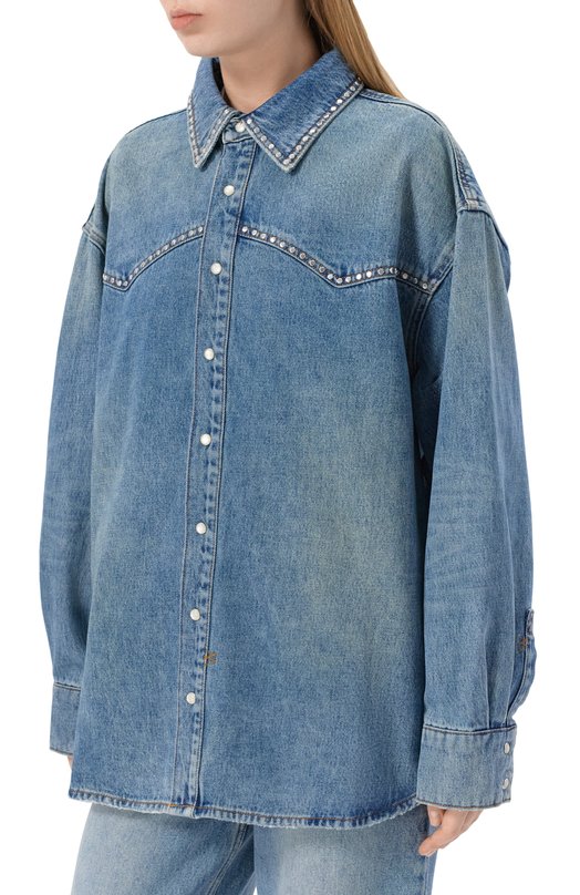 Джинсовая рубашка Ksubi WFA25SH003 Синий  WFA25SH003 Фото 3