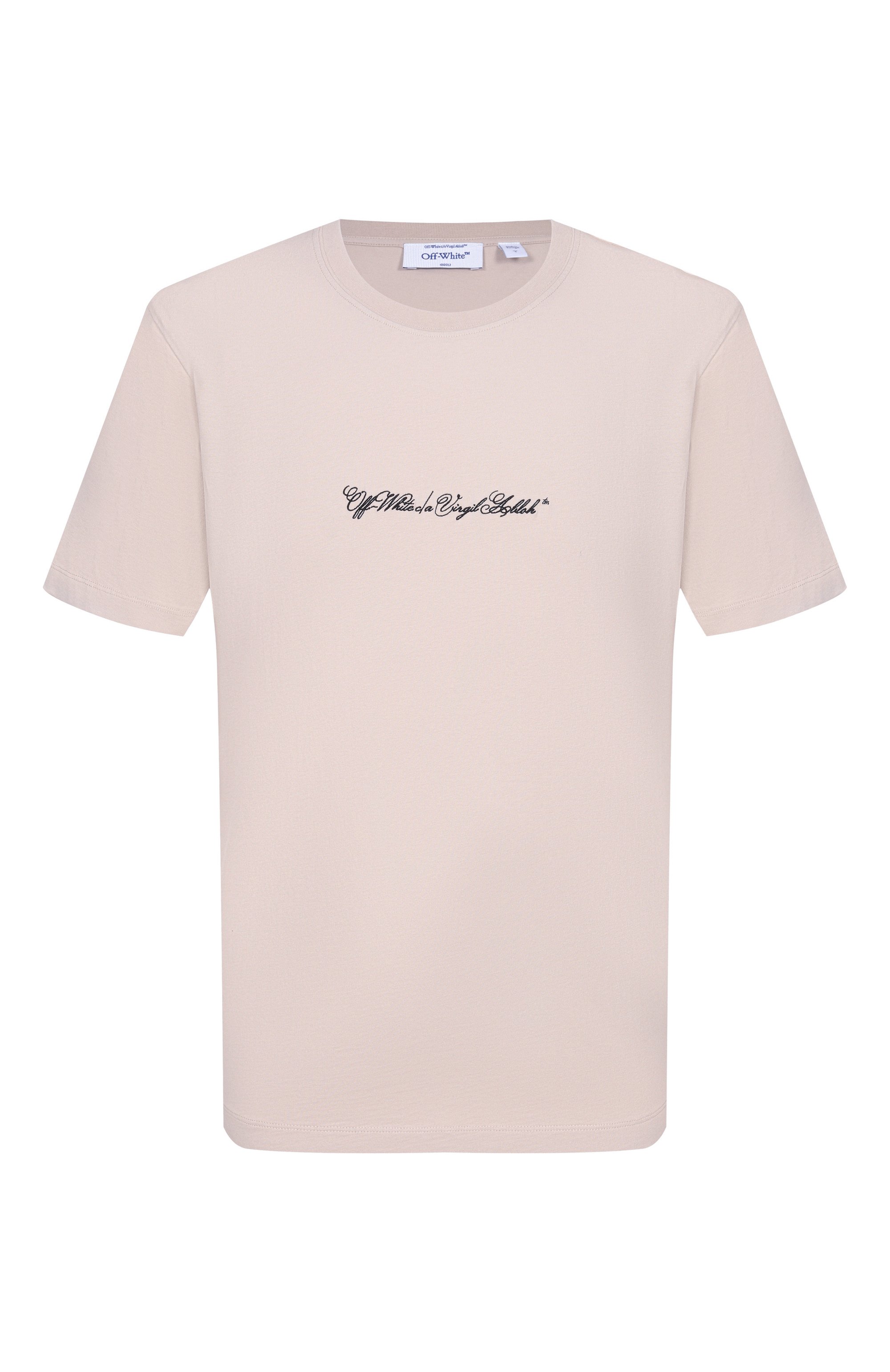 Хлопковая футболка OFF-WHITE, арт. 0MAA027S26JER002, фото 1