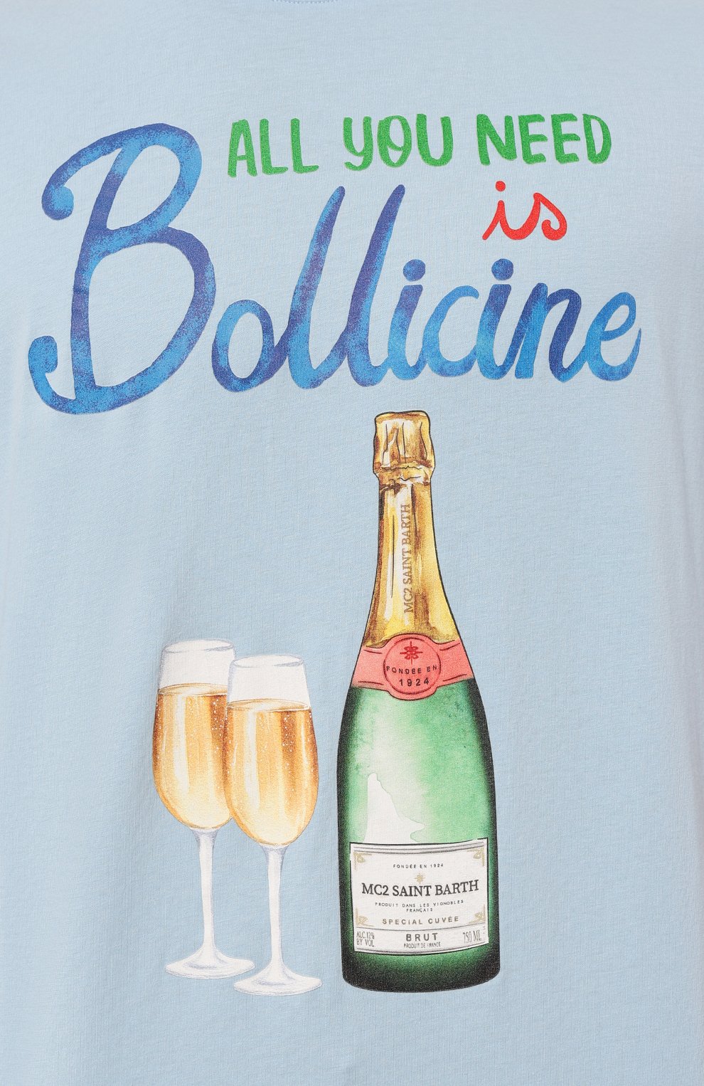 Хлопковая футболка MC2 SAINT BARTH, арт. STBM TSHIRT MAN/TSHM001/02203B, фото 5