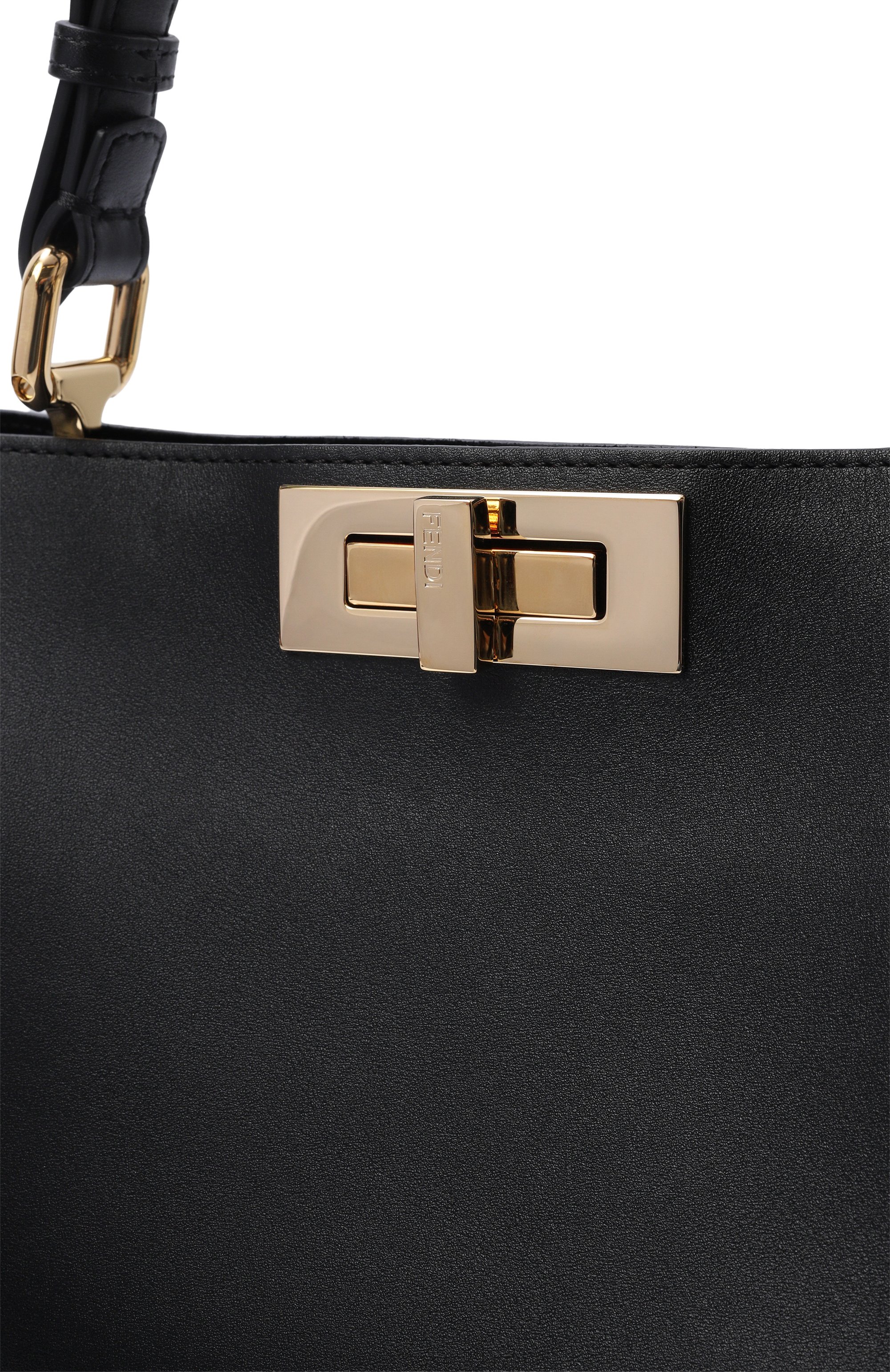 Сумка peekaboo soft medium FENDI черного цвета по цене 739000 руб., арт. 8BN353/A0VH, фото 6 Сумка peekaboo soft medium FENDI, арт. 8BN353/A0VH, фото 6